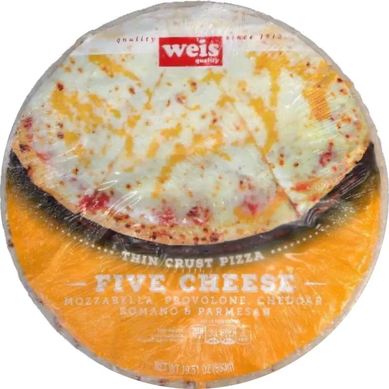 Weis pizza brand box art
